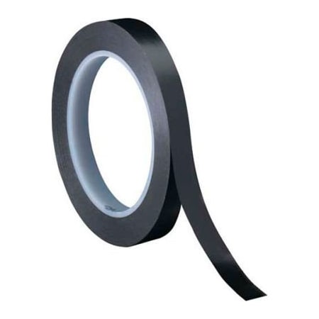 3M„¢ 471 Vinyl Tape 1/4 X 36 Yds 5.2 Mil Black - 3/PACK